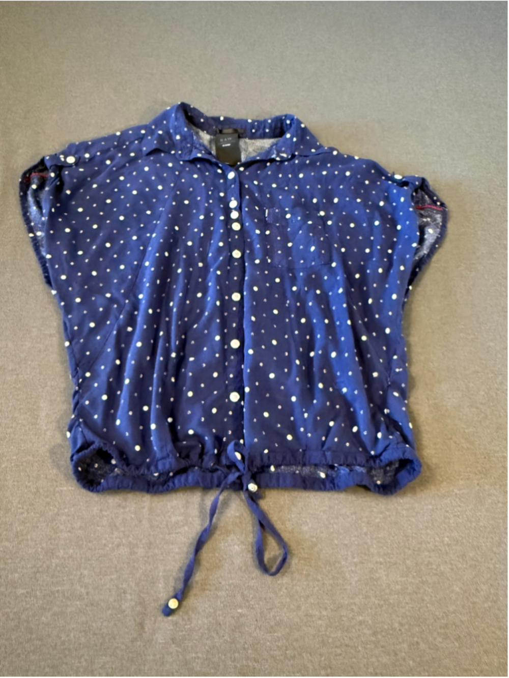 G-Star RAW Correctline Polka Dot Chambray Button Down Shirt Size Small S - Picture 8 of 11